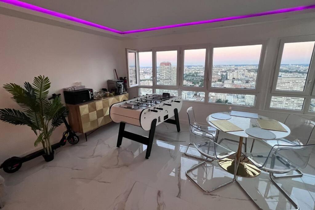 Nice Apartment With Amazing View Of Paris + Parking Exterior foto