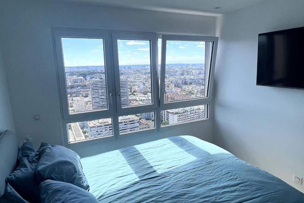 Nice Apartment With Amazing View Of Paris + Parking Exterior foto